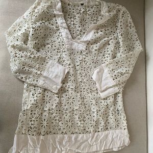 Free People Crochet Tunic